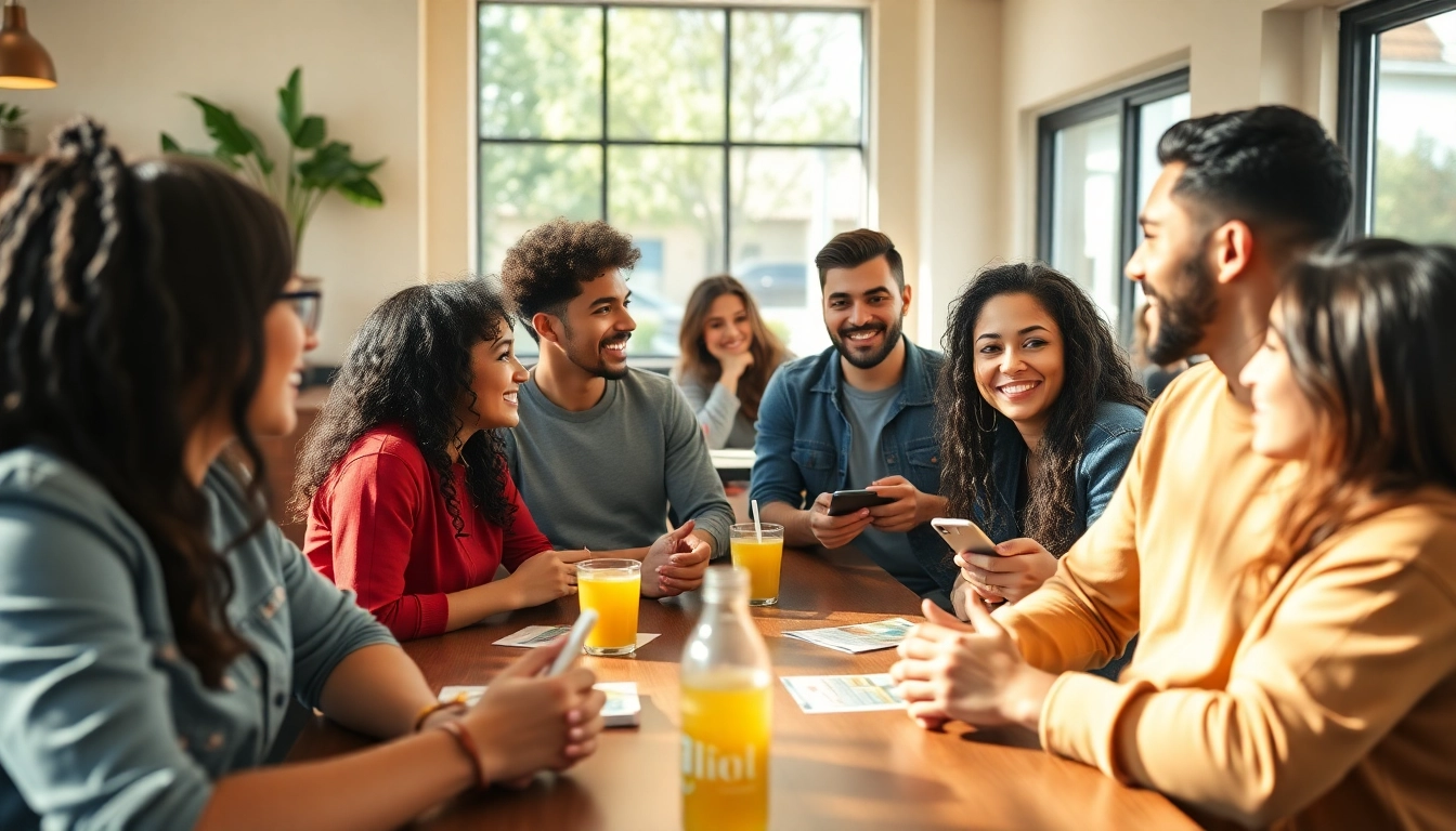 Engage with https://talkprep.org/ health discussions in a vibrant café setting.