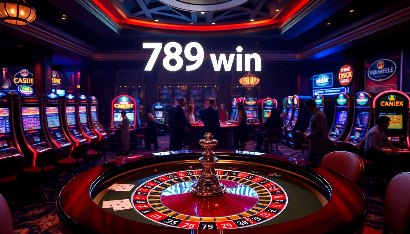 Players celebrate their big win at the luxurious casino featuring 789 win ambiance and vibrant games.