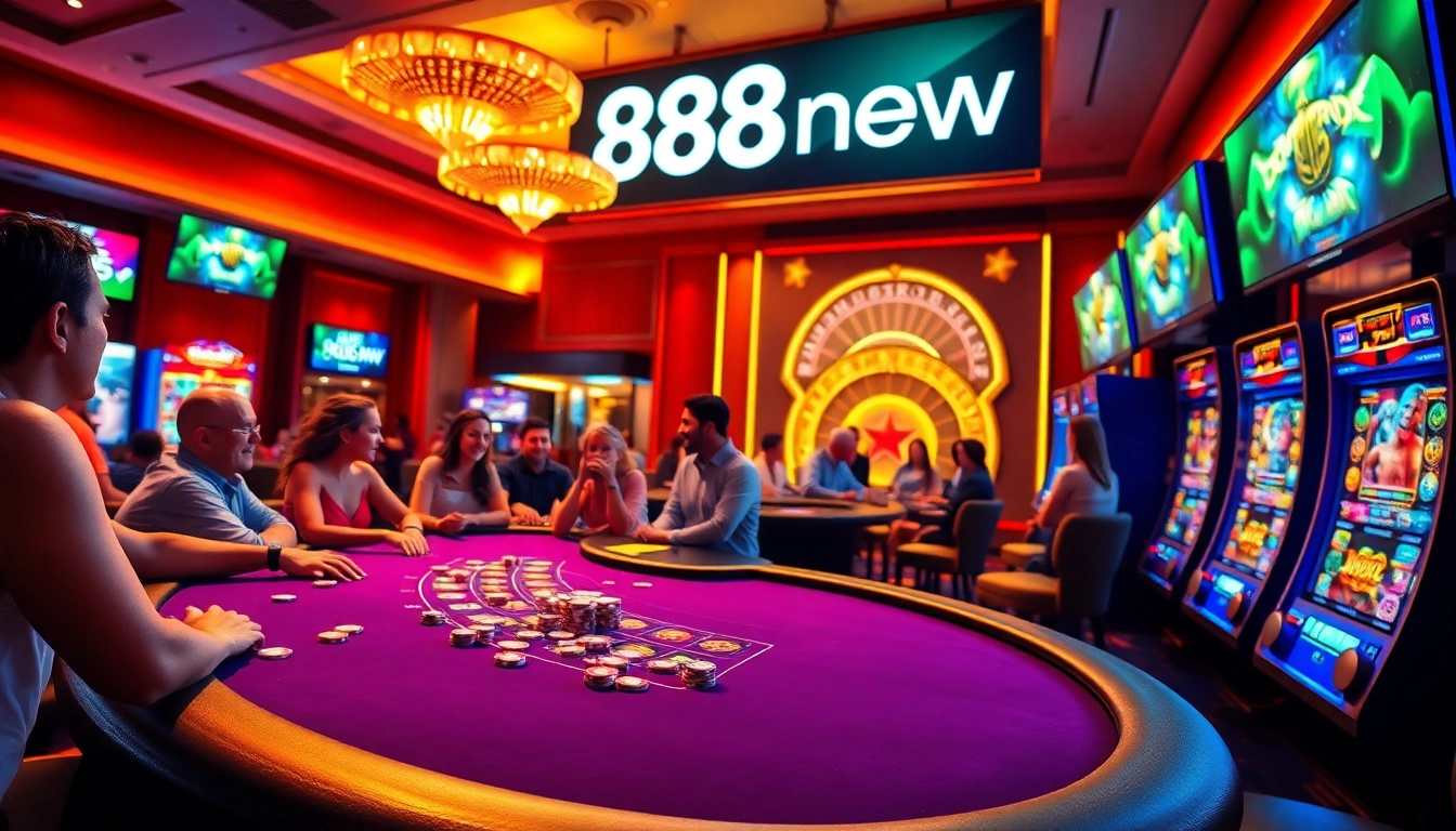 Experience the excitement of online gambling at 888new's vibrant blackjack table.