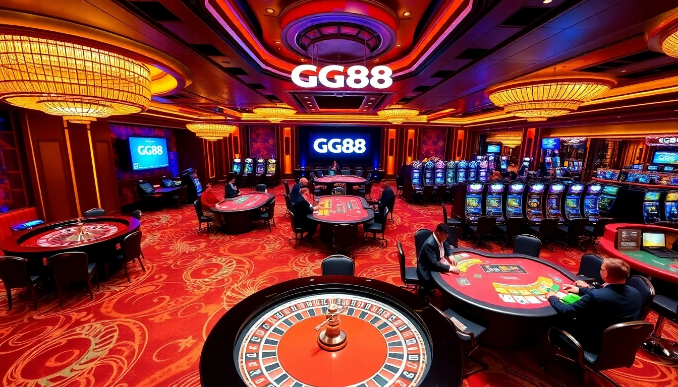 Experience the excitement of GG88 at our luxurious casino gaming tables.