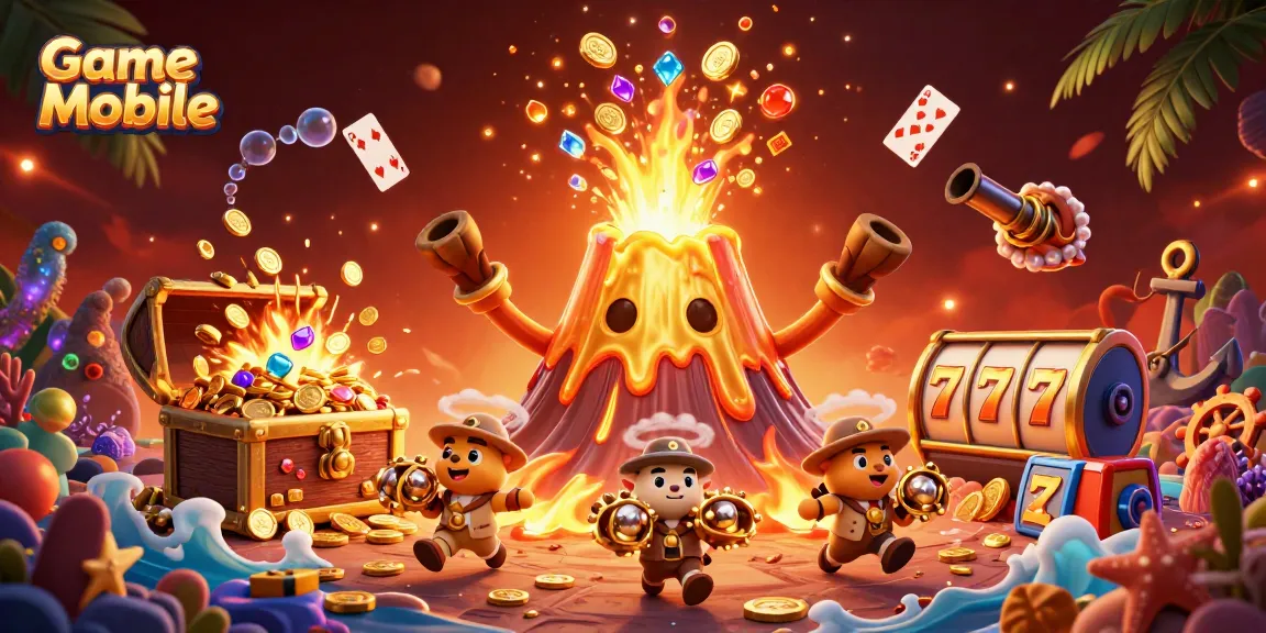 Engage with Game Mobile through this vibrant casino illustration depicting thrilling gameplay moments.