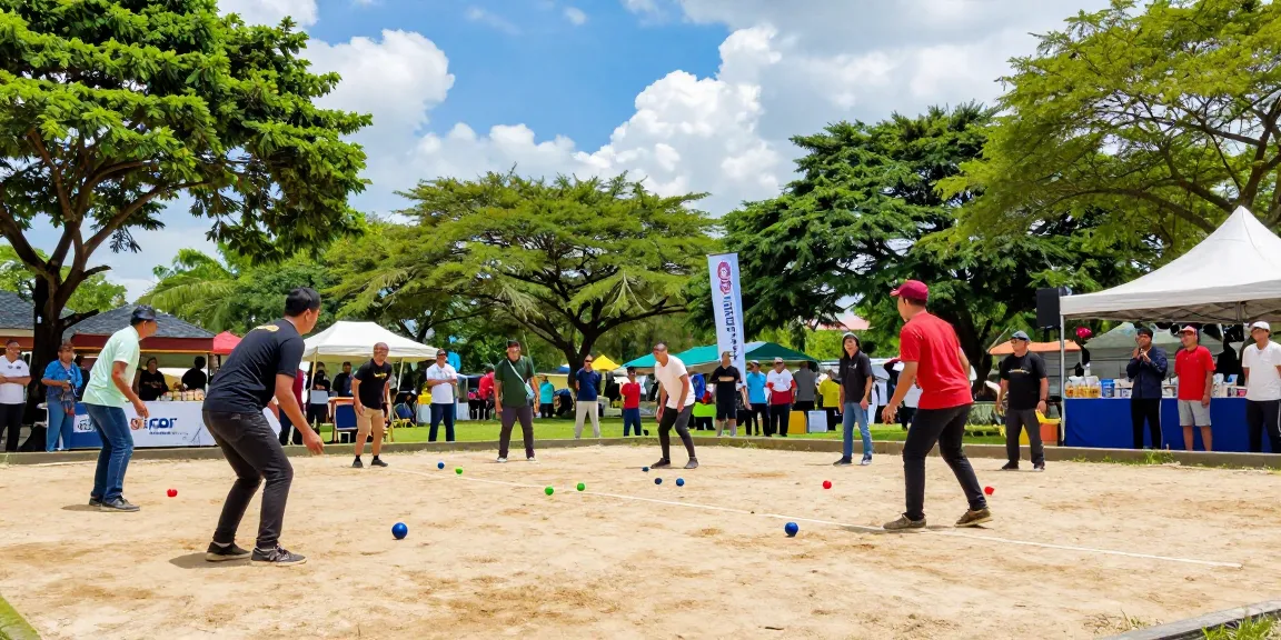 Petanque tournament at fopikotatarakan.org showcasing community spirit in Kota Tarakan
