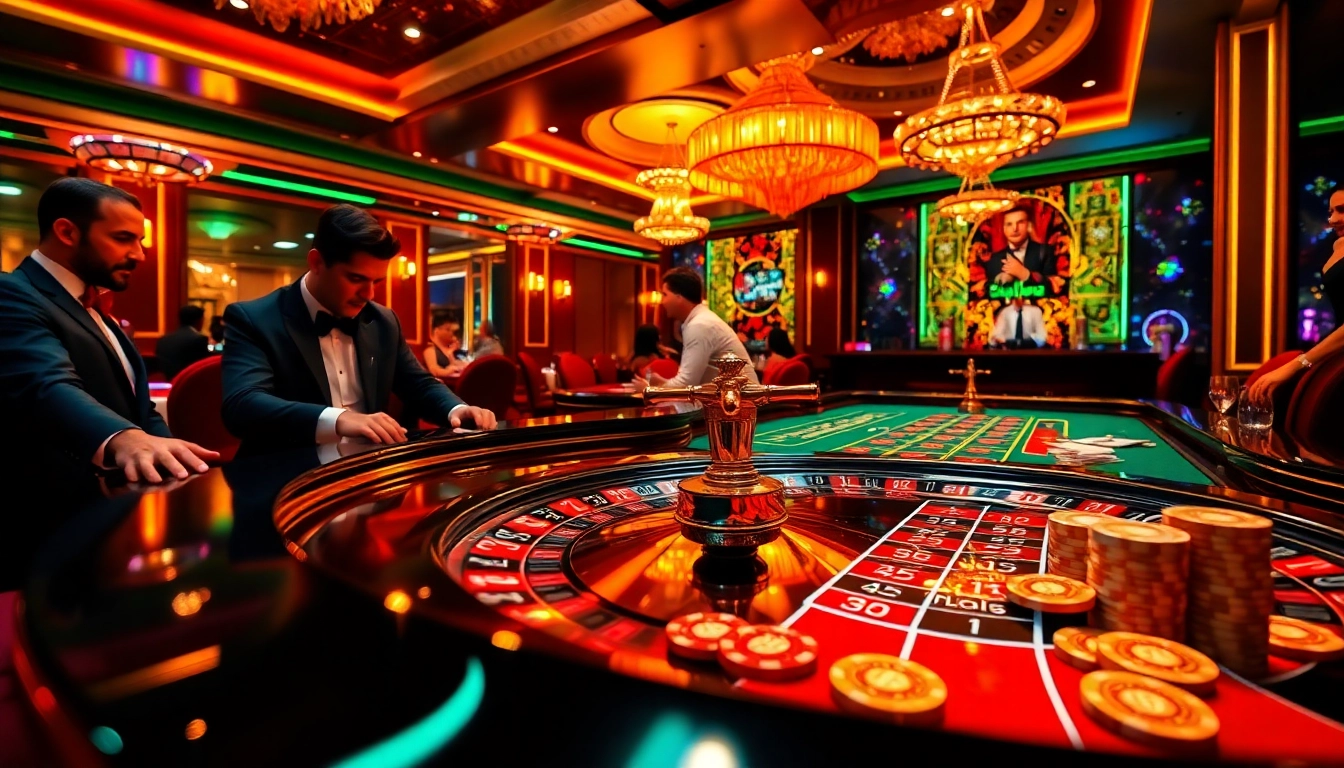 Experience high-stakes gaming with Good88 at a luxurious casino table filled with action and excitement.