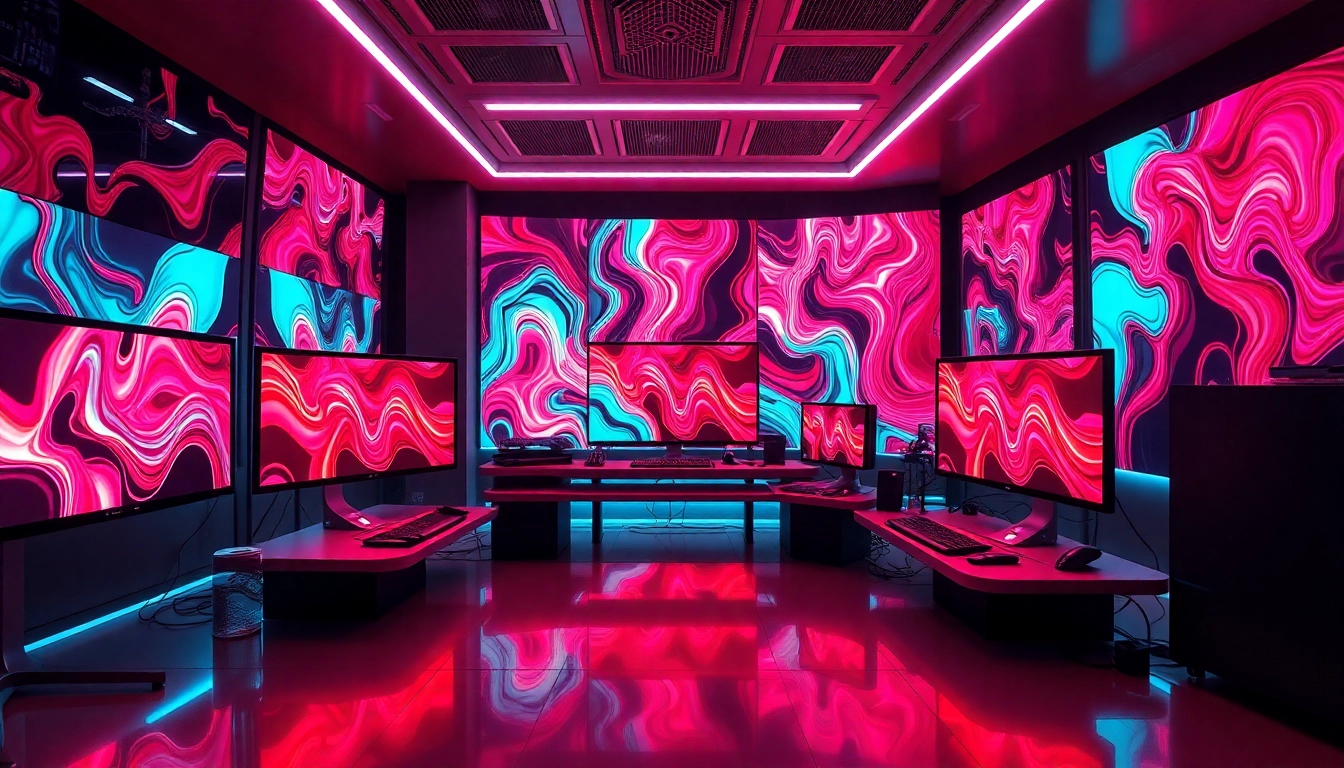 Innovative digital art studio showcasing 'porn ai' creations with generative AI technology.