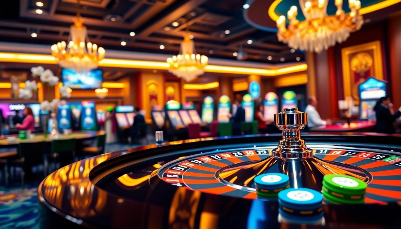 Experience thrilling gameplay at nhà cái dh88 with vibrant casino elements and engaging players.