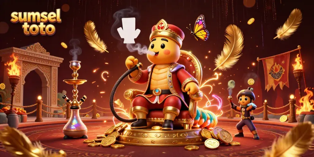 Experience thrilling gameplay at sumsel toto with poker hand symbols and rich casino elements.