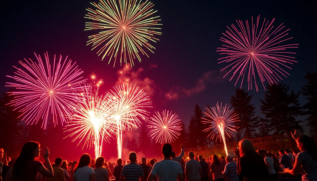 Enjoy stunning displays of cheap fireworks near me lighting up the night sky during festive events.
