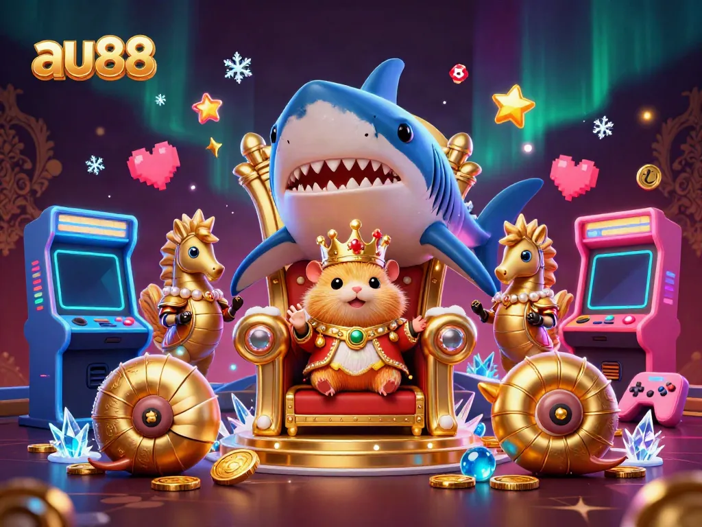 Experience excitement and winning strategies at au88 with vibrant casino elements and characters.