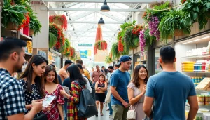 Engage at Ultimateshop to explore diverse products in a vibrant shopping scene.