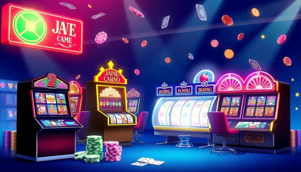 Cazinouri online germania fără depunere: Showcase vibrant online gaming experiences with exciting slot machines and interactive games.