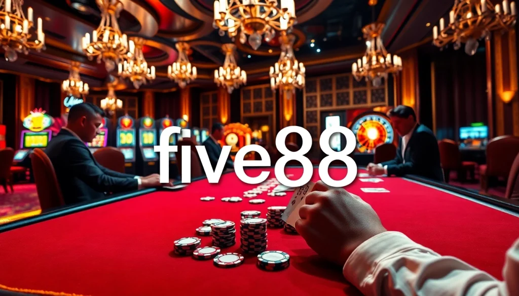 Experience the thrill of high-stakes poker at five88, where strategy meets luxury in every hand.