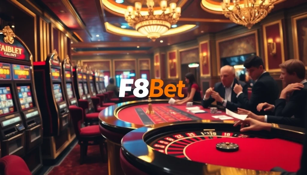 Win exciting games and enjoy luxury gaming experiences at F8Bet's vibrant casino.