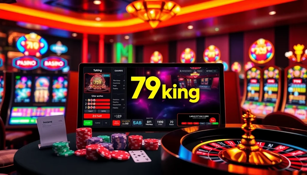 Experience thrilling gameplay at 79king with a luxurious online casino atmosphere.
