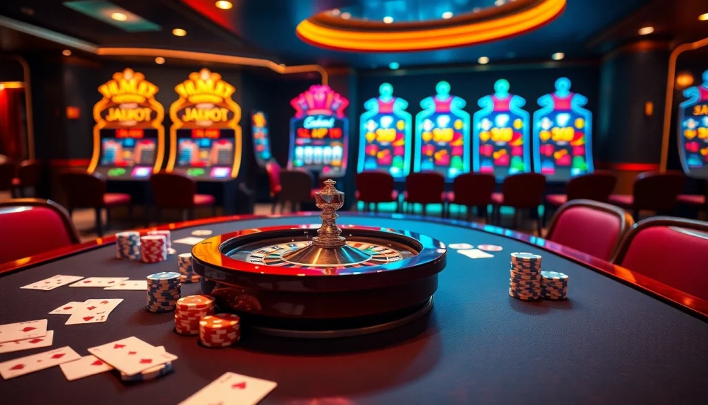 Experience the excitement of lucky88 at a vibrant online casino with thrilling poker and roulette games.
