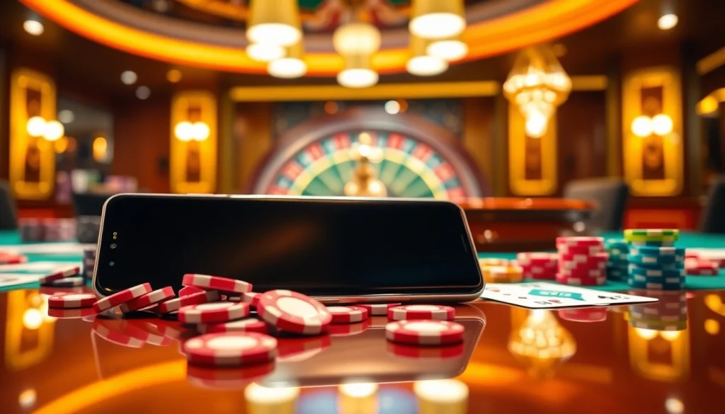 Experience excitement at S8 casino with vibrant cards and chips on a gaming table.