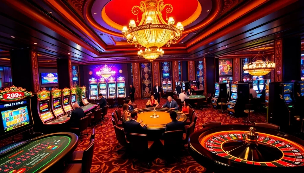 Exciting gaming action at 789club's luxurious casino tables.