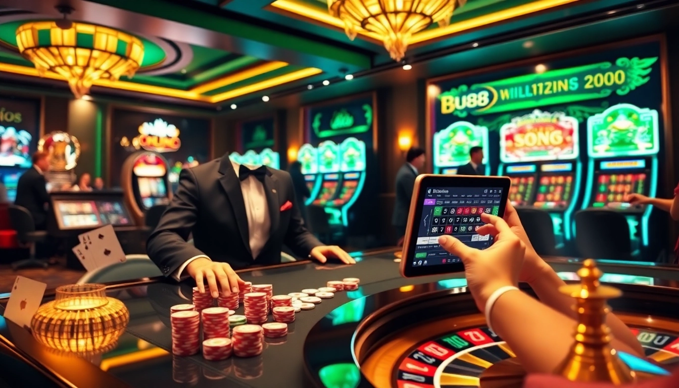 Experience the thrill of online gambling at https://bu88.mex.com/ with luxurious casino elements and exciting gameplay.
