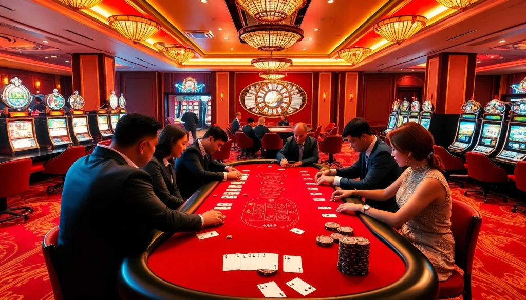 Experience the thrill of gambling at uu88 with engaging poker games and luxurious casino ambiance.