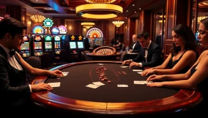 Experience the thrill of high-stakes gambling with lc88 at a luxurious casino.
