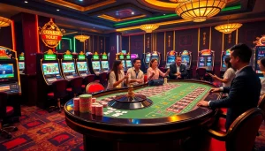 Experience the thrill of gaming at trang chủ 8kbet with luxurious casino visuals and exciting gambling elements.