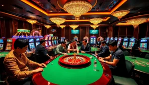 Experience the thrill of betting at Trang Chủ X88 with vibrant casino games and engaging players.