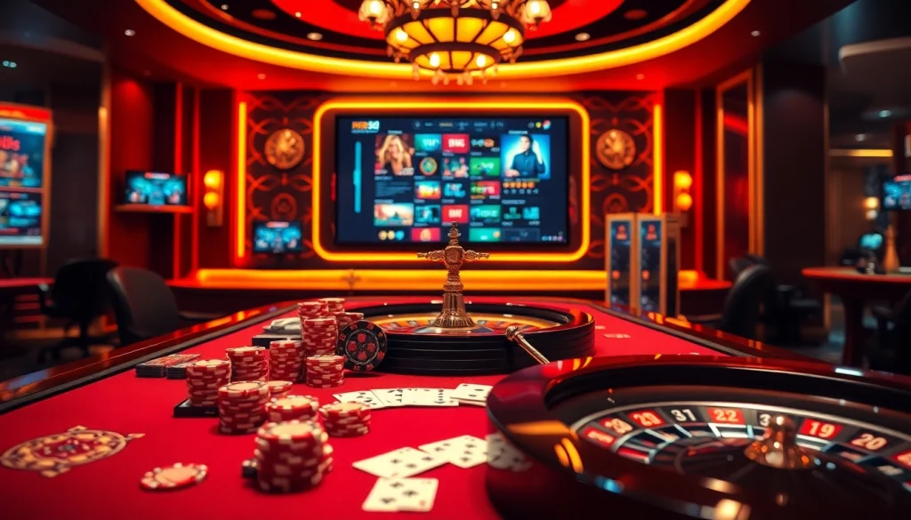 Experience the thrill of rr88 com gambling with casino tables, poker chips, and online gaming activity.