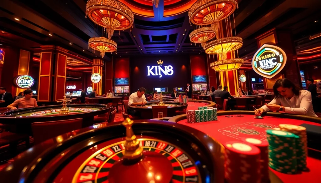 Experience the excitement of King 88 casino with vibrant games and thrilling bets.