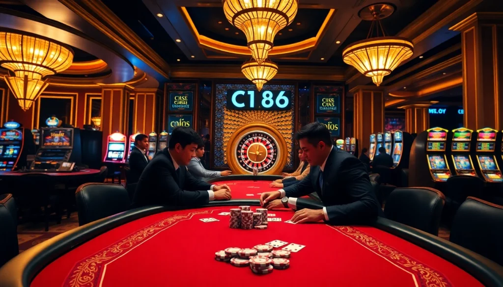 Experience thrilling moments at a C168 poker table with intense gameplay and vibrant casino atmosphere.