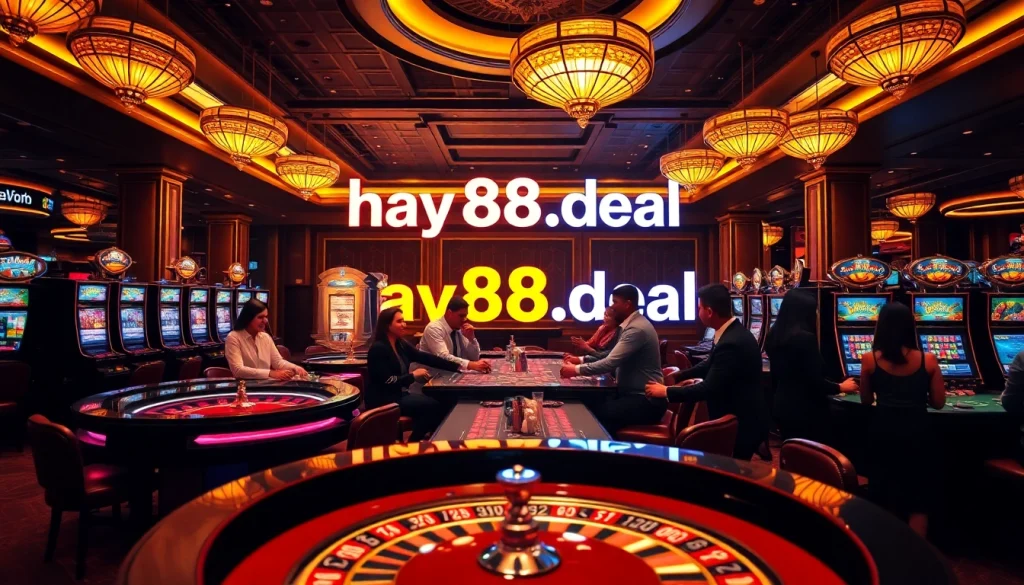Experience excitement at hay88.deal with vibrant casino gaming, lively roulette tables, and engaging players.
