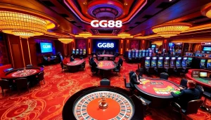 Experience the excitement of GG88 at our luxurious casino gaming tables.