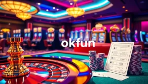 Experience the thrill of gambling at okfun casino with exciting games and vibrant atmosphere.