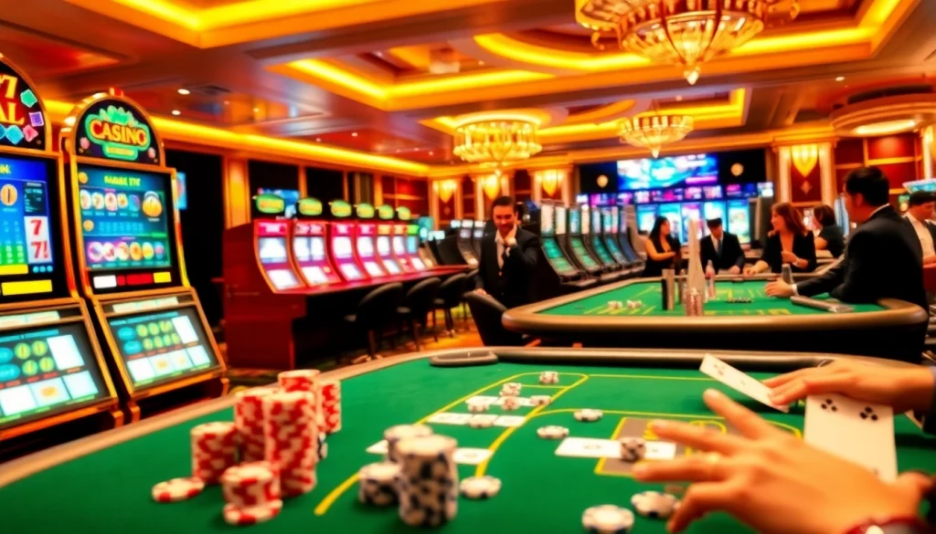SOIBET offers an engaging casino experience with vibrant games and professional dealers.