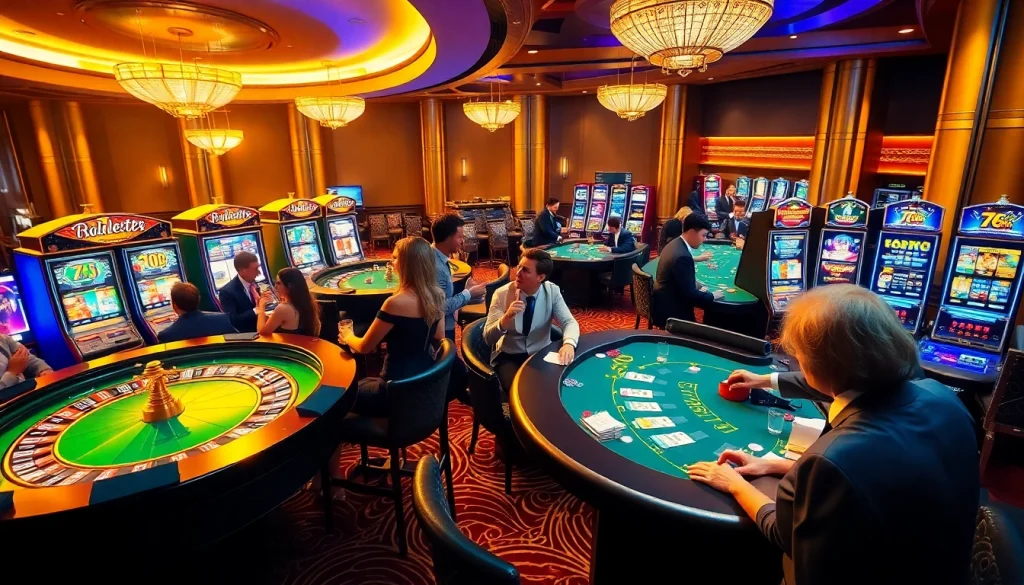 Experience the thrill of winning at 79King casino with vibrant gaming tables and luxury.