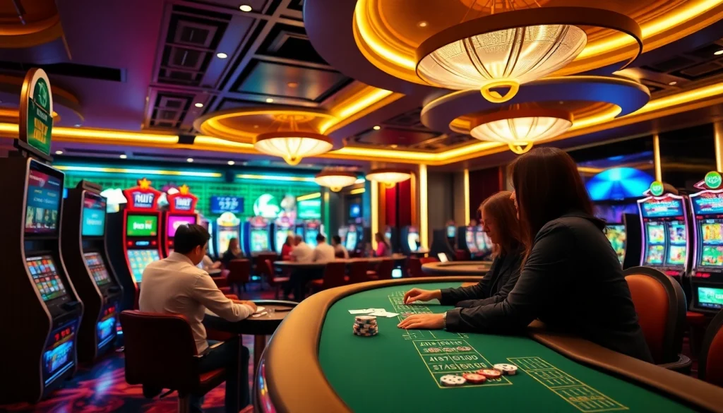 Experience the thrill of online gambling at tk88win.live with vibrant casino visuals and engaging gameplay.