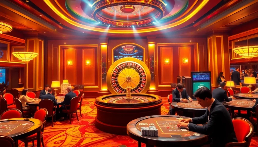 Experience thrilling moments in high-stakes gambling at https://ok365vvip.com/ with luxurious casino settings and eager players.
