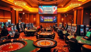 Dynamic gaming experience at Lc88x.com with players winning at casino tables.