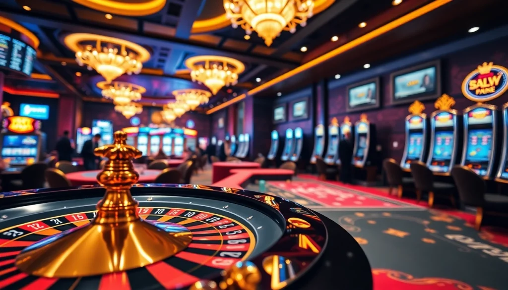 Experience the thrill of gambling at https://23win.ryukyu/ with a vibrant casino scene filled with excitement.