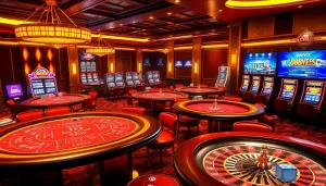 Engaging scene featuring luxury casino tables and gameplay action centered around 888YES.