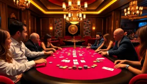 Engaging PS99 poker scene highlighting excitement with colorful chips and cards.