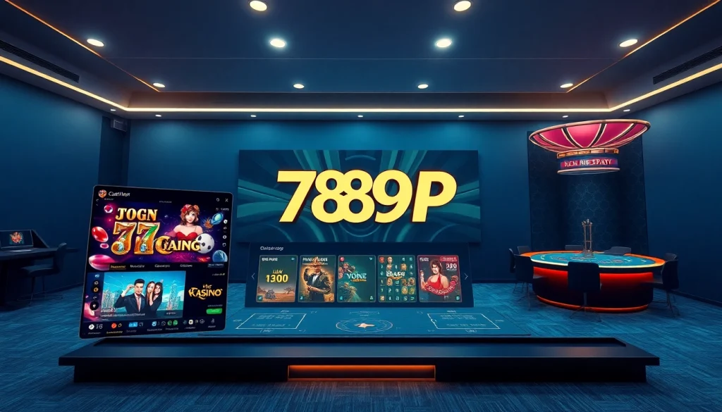 Dynamic gaming interface of 789p showcasing vibrant casino offerings.