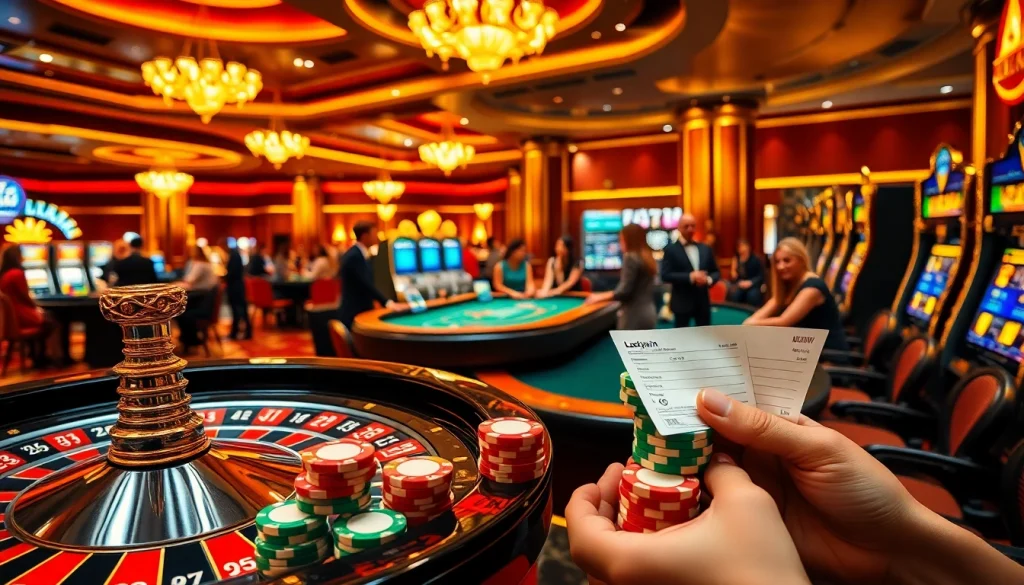 Experience the thrill of Luckywin with players enjoying vibrant casino games and rich visuals.