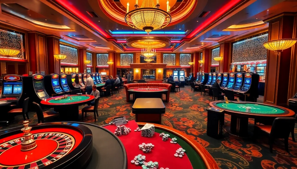 Players enjoying thrilling games at rr88com casino tables, immersed in excitement.