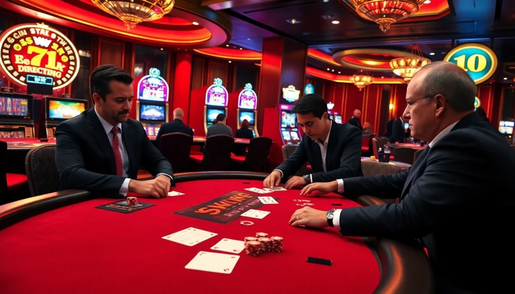 Experience the excitement of gambling at XX88 DIRECTORY with high-stakes poker gameplay and vibrant casino visuals.