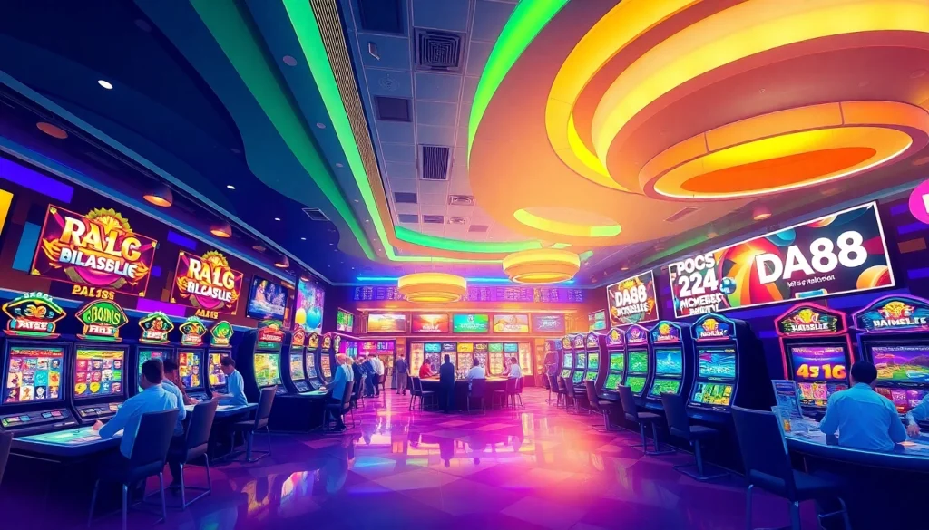 DA88 online gaming casino environment featuring exciting slot games and promotions.