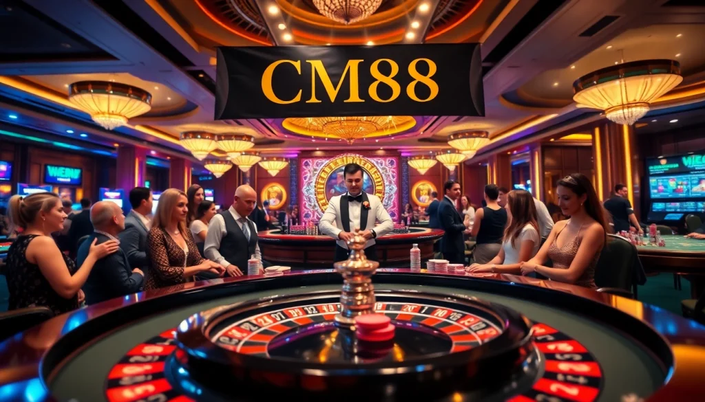 Experience thrilling moments at CM88 with vibrant casino action and glamorous poker games.