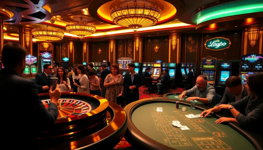 Experience luxury gambling at https://kjcpro.it.com/ with vibrant casino tables, exciting players, and spinning roulette wheels.