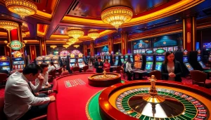 Place bets and enjoy the thrill of live betting with kèo nhà cái 5 in a luxurious casino setting.