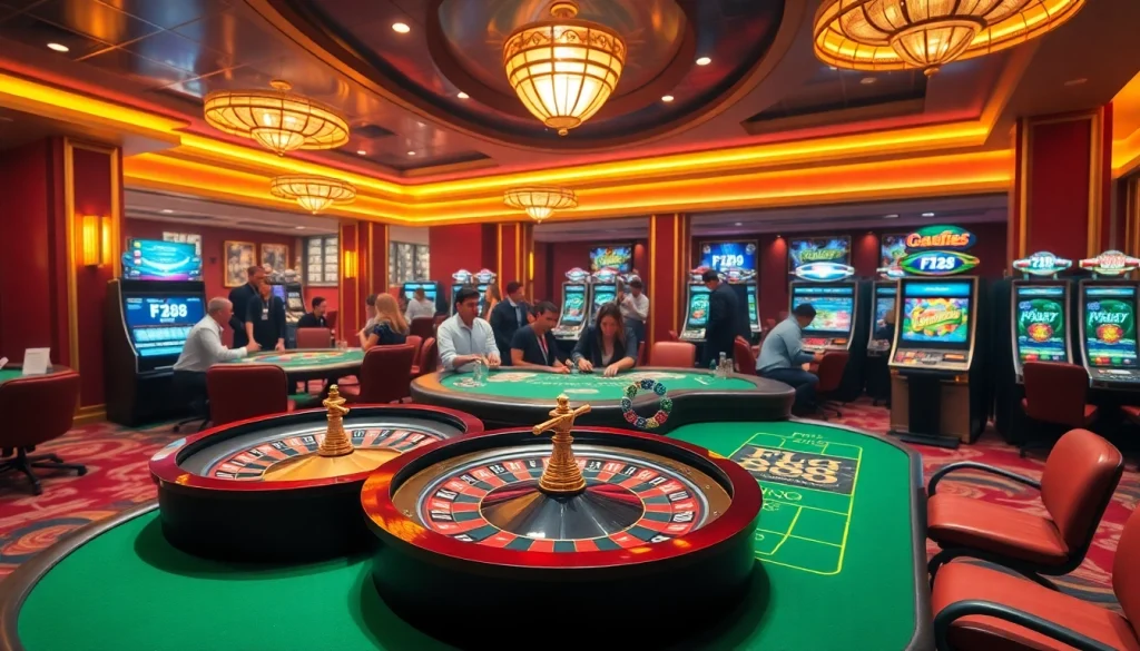 Experience the thrill of FLY 88 while engaging in high-stakes gambling at luxurious casino tables.