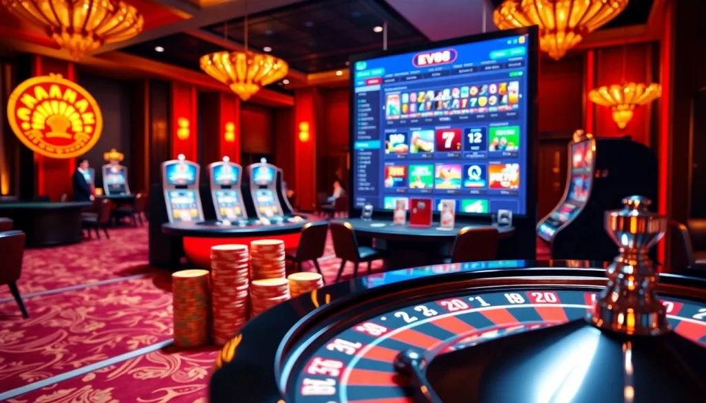 Experience the excitement of Nhà cái EV88 with dynamic casino games and vibrant betting interfaces.