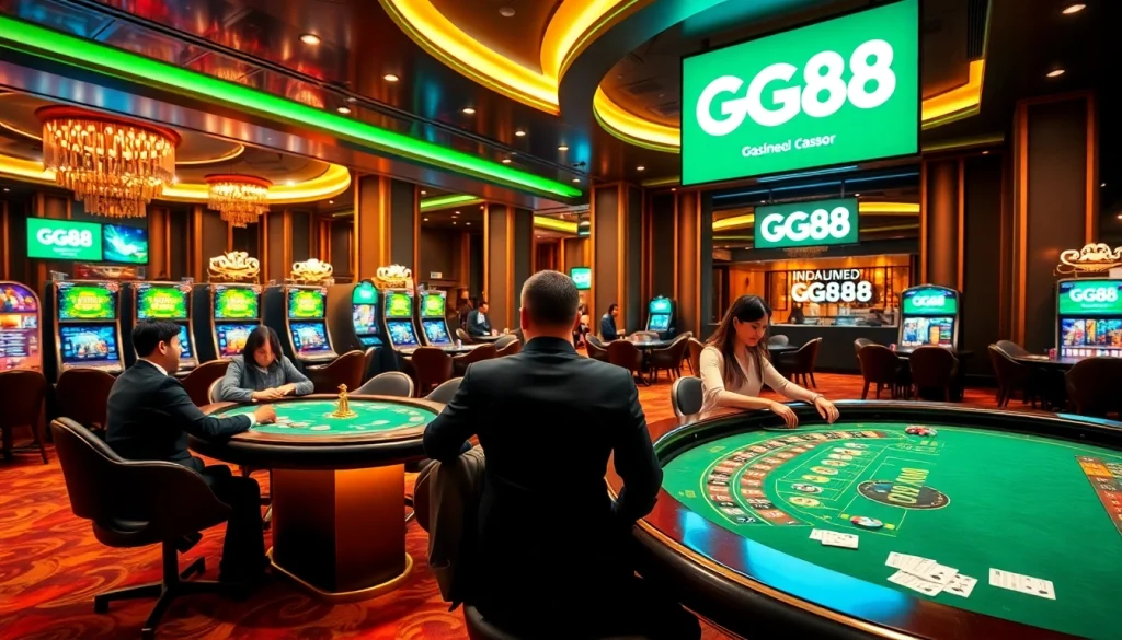 GG88 gamers experience luxury with thrilling casino games and vibrant slot machines.